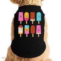 Summer Popsicles Creamsicles Ice Cream Bars With Cute Kawaii Doggie Tank thumb 0