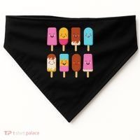 Summer Popsicles Creamsicles Ice Cream Bars With Cute Kawaii USA-Made Doggie Bandana thumb 0