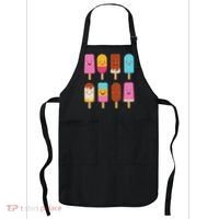 Summer Popsicles Creamsicles Ice Cream Bars With Cute Kawaii Apron thumb 0