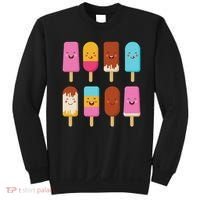 Summer Popsicles Creamsicles Ice Cream Bars With Cute Kawaii Sweatshirt thumb 0