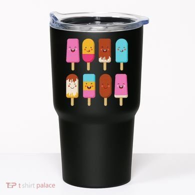 Summer Popsicles Creamsicles Ice Cream Bars With Cute Kawaii Tumbler