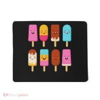 Summer Popsicles Creamsicles Ice Cream Bars With Cute Kawaii Mousepad thumb 0
