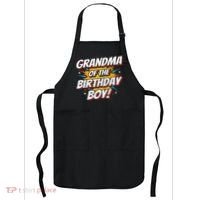 Superhero Party Comics Birthday Grandma Of Birthday Boy Apron thumb 0