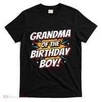 Superhero Party Comics Birthday Grandma Of Birthday Boy T-Shirt thumb 0