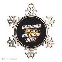 Superhero Party Comics Birthday Grandma Of Birthday Boy Ornament thumb 0