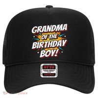 Superhero Party Comics Birthday Grandma Of Birthday Boy Hat thumb 0