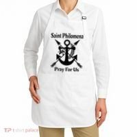 Saint Philomena Catholic St Anchor Image Lily Arrows Apron thumb 2