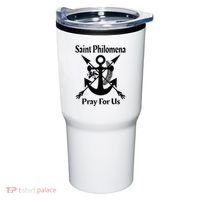 Saint Philomena Catholic St Anchor Image Lily Arrows Tumbler thumb 0