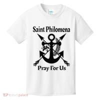 Saint Philomena Catholic St Anchor Image Lily Arrows Kids T-Shirt thumb 0