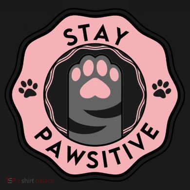 Stay Pawsitive Cat Stay Pawsitive Cute Gift Baby Long Sleeve Bodysuit