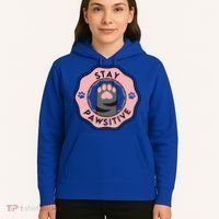 Stay Pawsitive Cat Stay Pawsitive Cute Gift Hoodie thumb 5