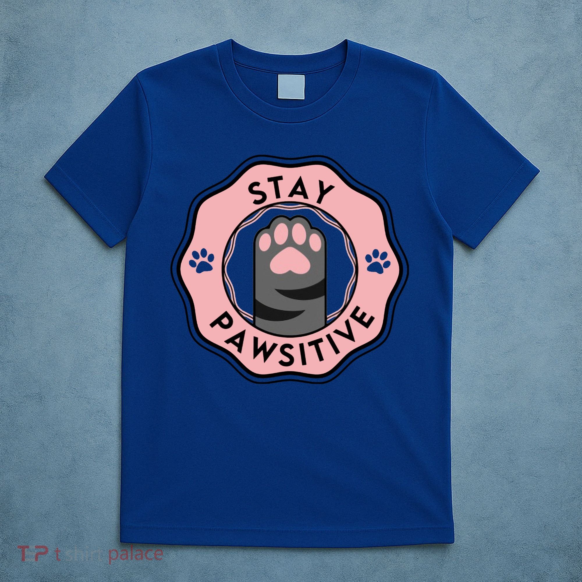 Stay Pawsitive Cat Stay Pawsitive Cute Gift T-Shirt