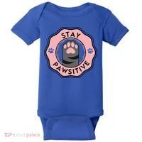 Stay Pawsitive Cat Stay Pawsitive Cute Gift Baby Bodysuit thumb 0