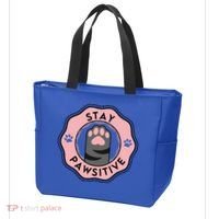 Stay Pawsitive Cat Stay Pawsitive Cute Gift Tote Bag thumb 3