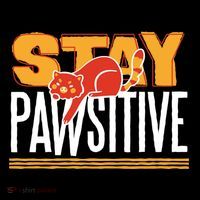 Stay Pawsitive Cute Stay Positive Cat Lover Gift Ornament thumb 1