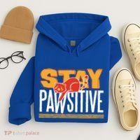 Stay Pawsitive Cute Stay Positive Cat Lover Gift Hoodie thumb 4