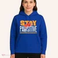 Stay Pawsitive Cute Stay Positive Cat Lover Gift Hoodie thumb 5
