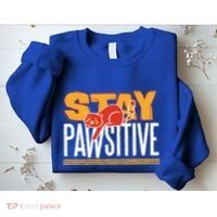 Stay Pawsitive Cute Stay Positive Cat Lover Gift Sweatshirt thumb 2