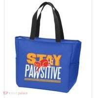Stay Pawsitive Cute Stay Positive Cat Lover Gift Tote Bag thumb 3