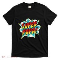 Super Papa Comic Book Superhero Father's Day T-Shirt thumb 0