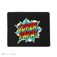 Super Papa Comic Book Superhero Father's Day Mousepad thumb 0