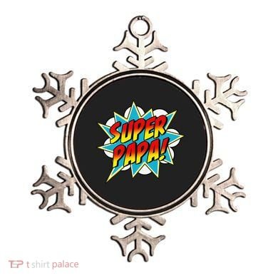 Super Papa Comic Book Superhero Father's Day Ornament