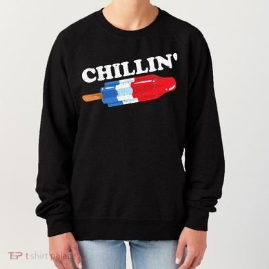Summer Popsicle Chillin Funny Bomb Retro 80s Pop Gift Women's Sweatshirt