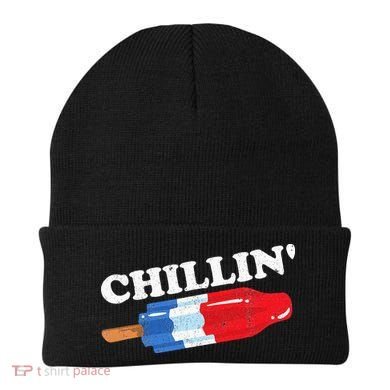 Summer Popsicle Chillin Funny Bomb Retro 80s Pop Gift Beanie