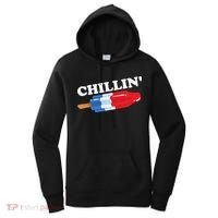 Summer Popsicle Chillin Funny Bomb Retro 80s Pop Gift Women's Hoodie thumb 0