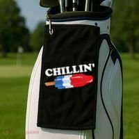 Summer Popsicle Chillin Funny Bomb Retro 80s Pop Gift Golf Towel thumb 2