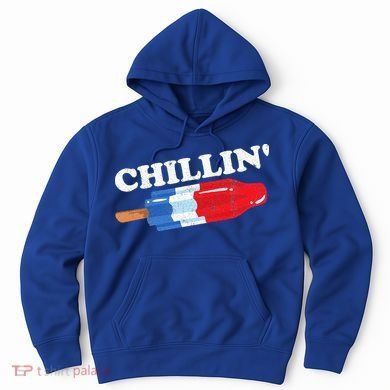 Summer Popsicle Chillin Funny Bomb Retro 80s Pop Gift Hoodie