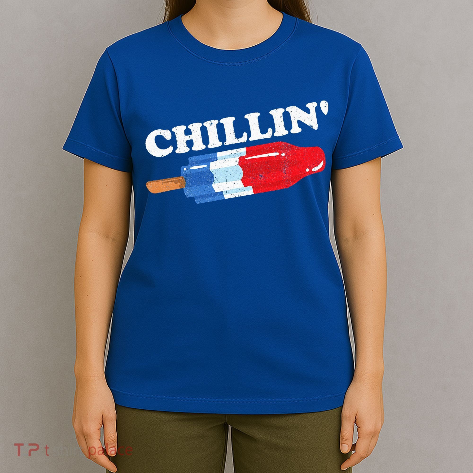 Summer Popsicle Chillin Funny Bomb Retro 80s Pop Gift T-Shirt