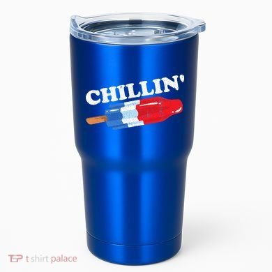 Summer Popsicle Chillin Funny Bomb Retro 80s Pop Gift Tumbler