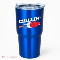 Summer Popsicle Chillin Funny Bomb Retro 80s Pop Gift Tumbler thumb 0