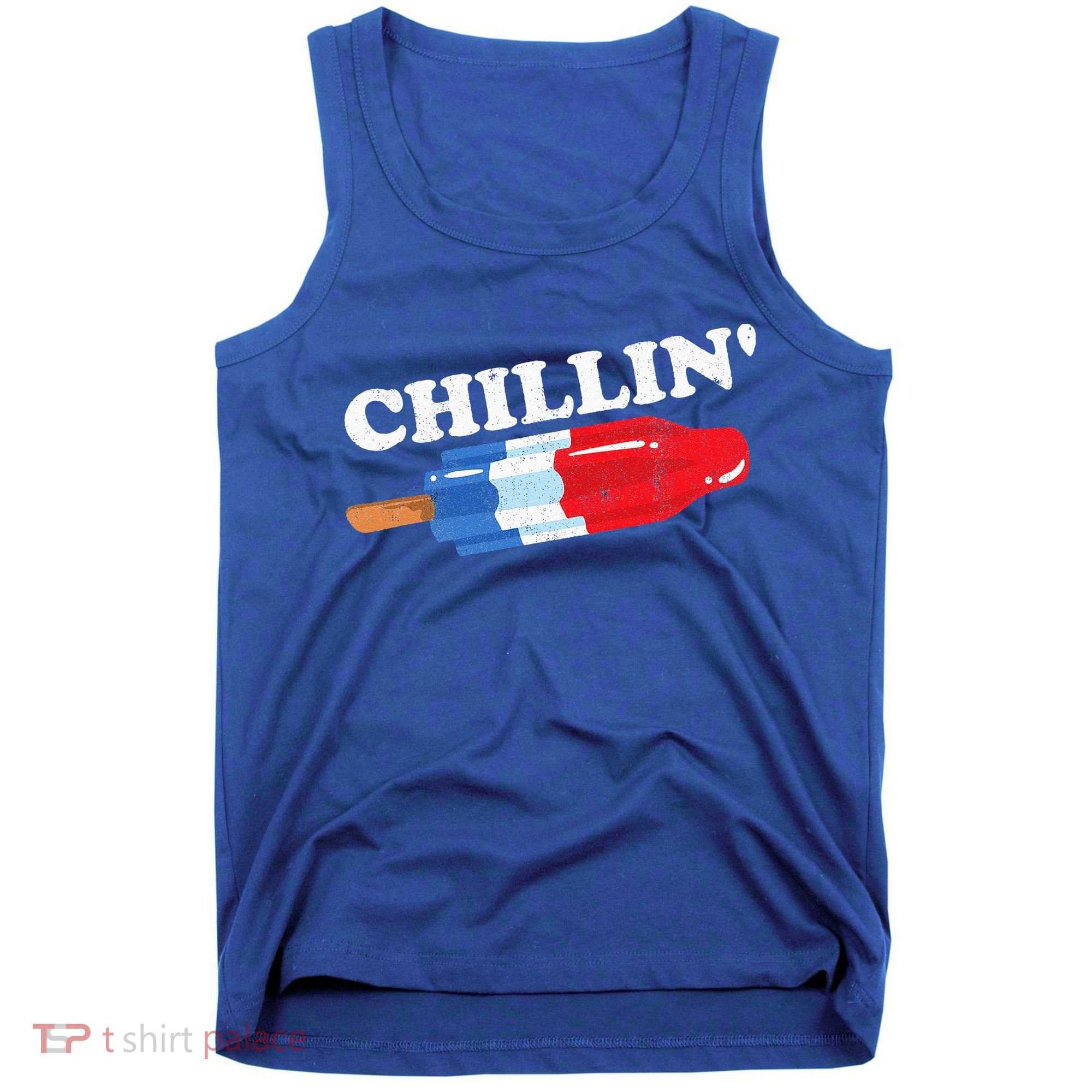 Summer Popsicle Chillin Funny Bomb Retro 80s Pop Gift Tank Top