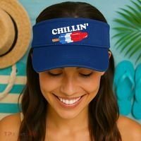Summer Popsicle Chillin Funny Bomb Retro 80s Pop Gift Visor thumb 2