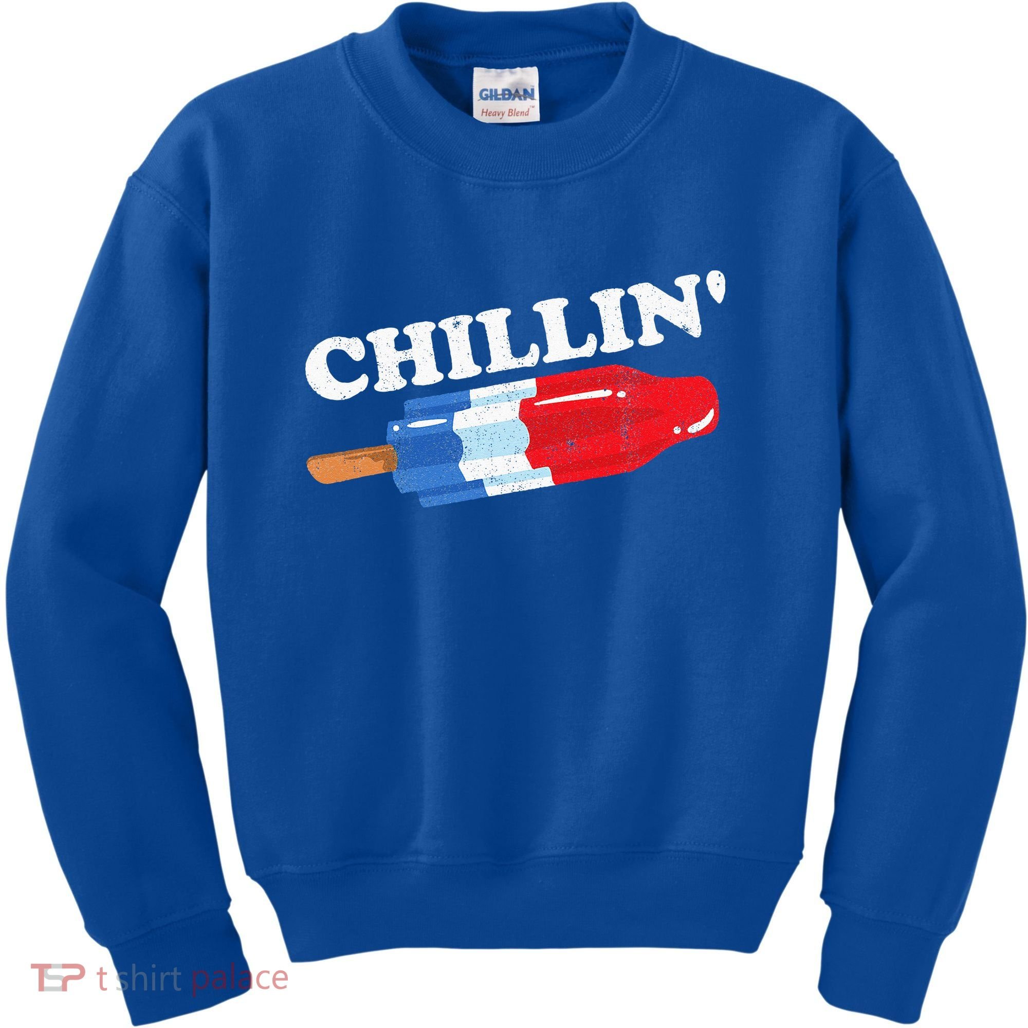 Summer Popsicle Chillin Funny Bomb Retro 80s Pop Gift Kids Sweatshirt