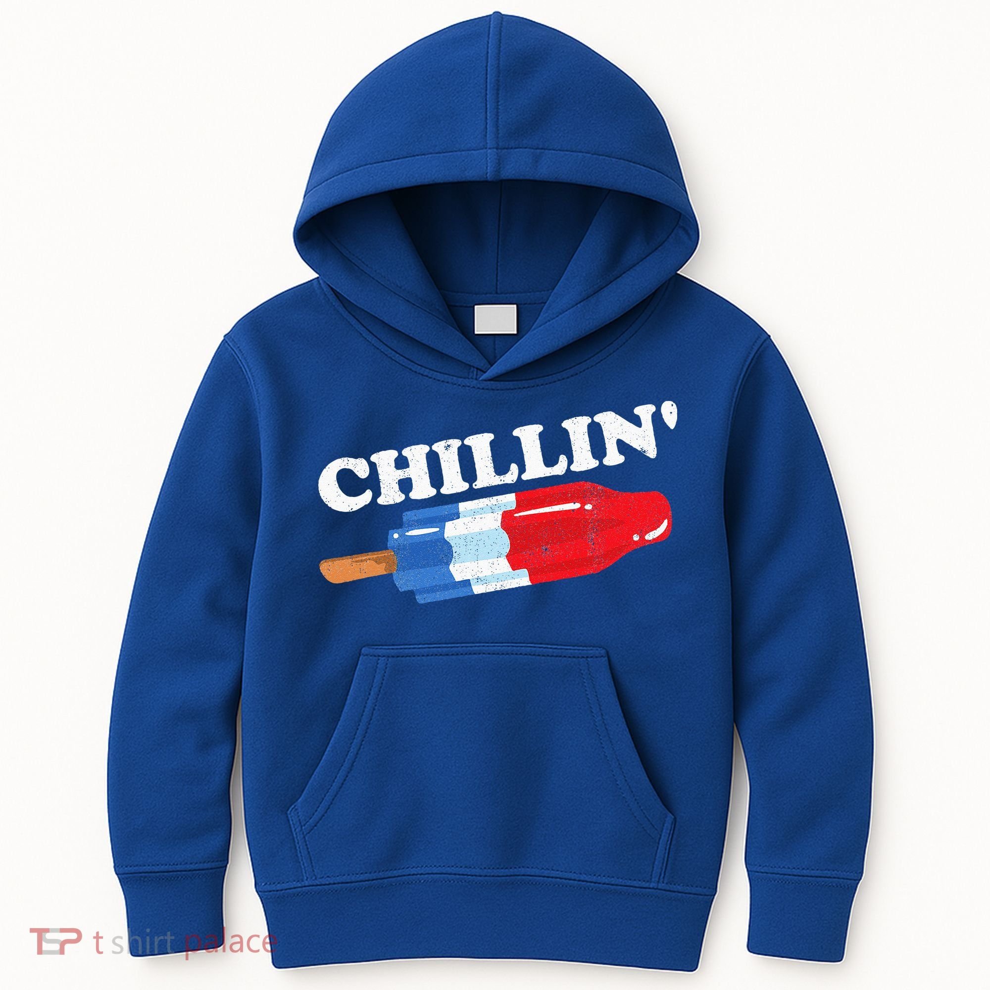 Summer Popsicle Chillin Funny Bomb Retro 80s Pop Gift Kids Hoodie