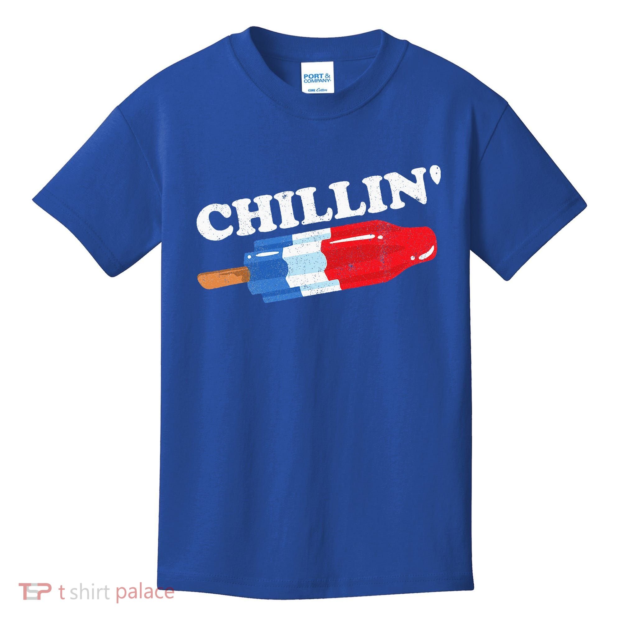 Summer Popsicle Chillin Funny Bomb Retro 80s Pop Gift Kids T-Shirt