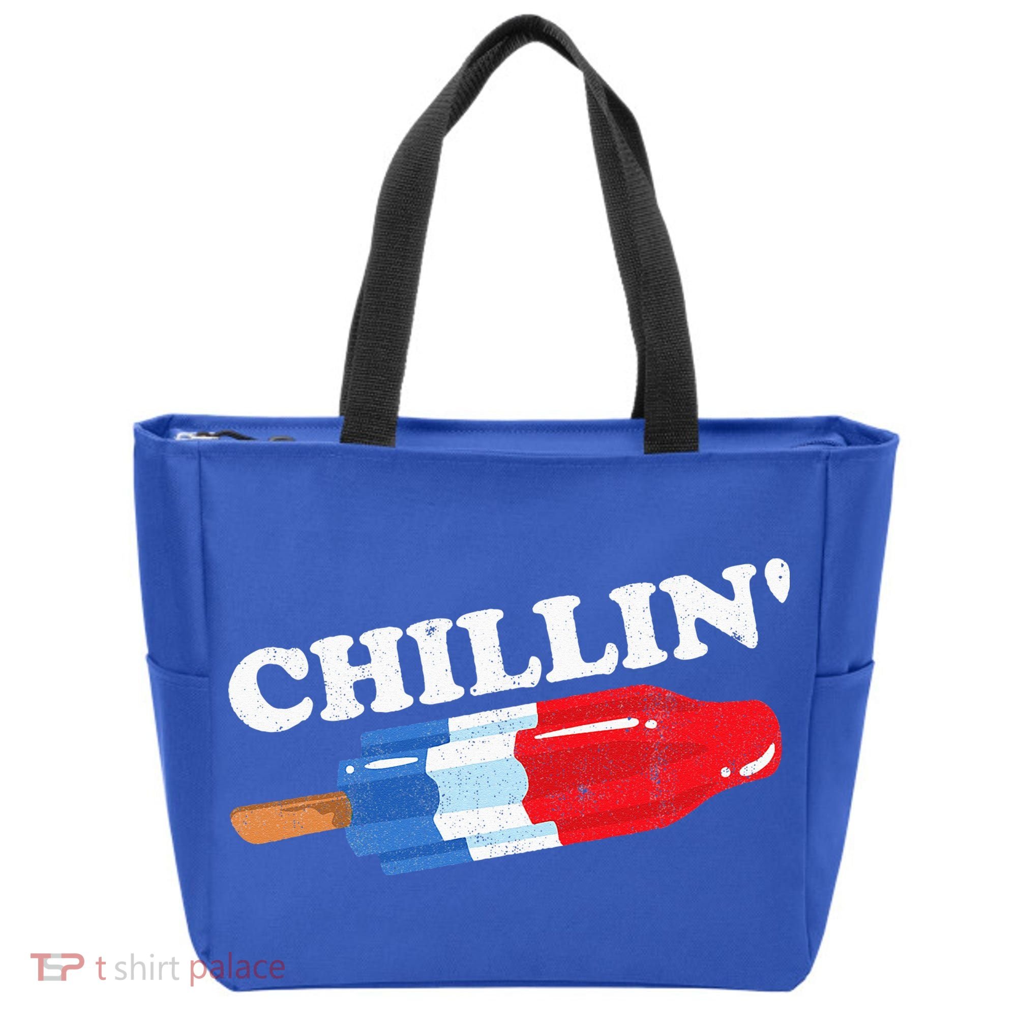 Summer Popsicle Chillin Funny Bomb Retro 80s Pop Gift Tote Bag