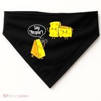 Say People Cheese Lover Food Dairy Milk Gouda Cheddar Brie USA-Made Doggie Bandana thumb 0