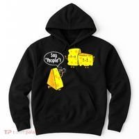 Say People Cheese Lover Food Dairy Milk Gouda Cheddar Brie Hoodie thumb 0