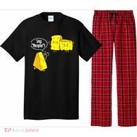 Say People Cheese Lover Food Dairy Milk Gouda Cheddar Brie Pajama Set thumb 0