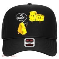 Say People Cheese Lover Food Dairy Milk Gouda Cheddar Brie Hat thumb 0