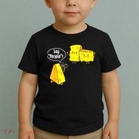 Say People Cheese Lover Food Dairy Milk Gouda Cheddar Brie Toddler T-Shirt thumb 2