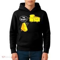 Say People Cheese Lover Food Dairy Milk Gouda Cheddar Brie Kids Hoodie thumb 4