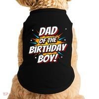 Superhero Party Comics Birthday Dad Of Birthday Doggie Tank thumb 0