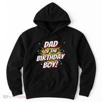 Superhero Party Comics Birthday Dad Of Birthday Hoodie thumb 0