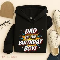 Superhero Party Comics Birthday Dad Of Birthday Hoodie thumb 4