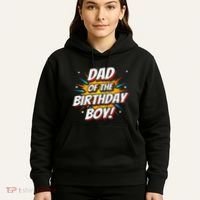Superhero Party Comics Birthday Dad Of Birthday Hoodie thumb 5